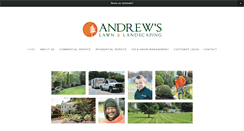 Desktop Screenshot of andrewslawnandlandscaping.com